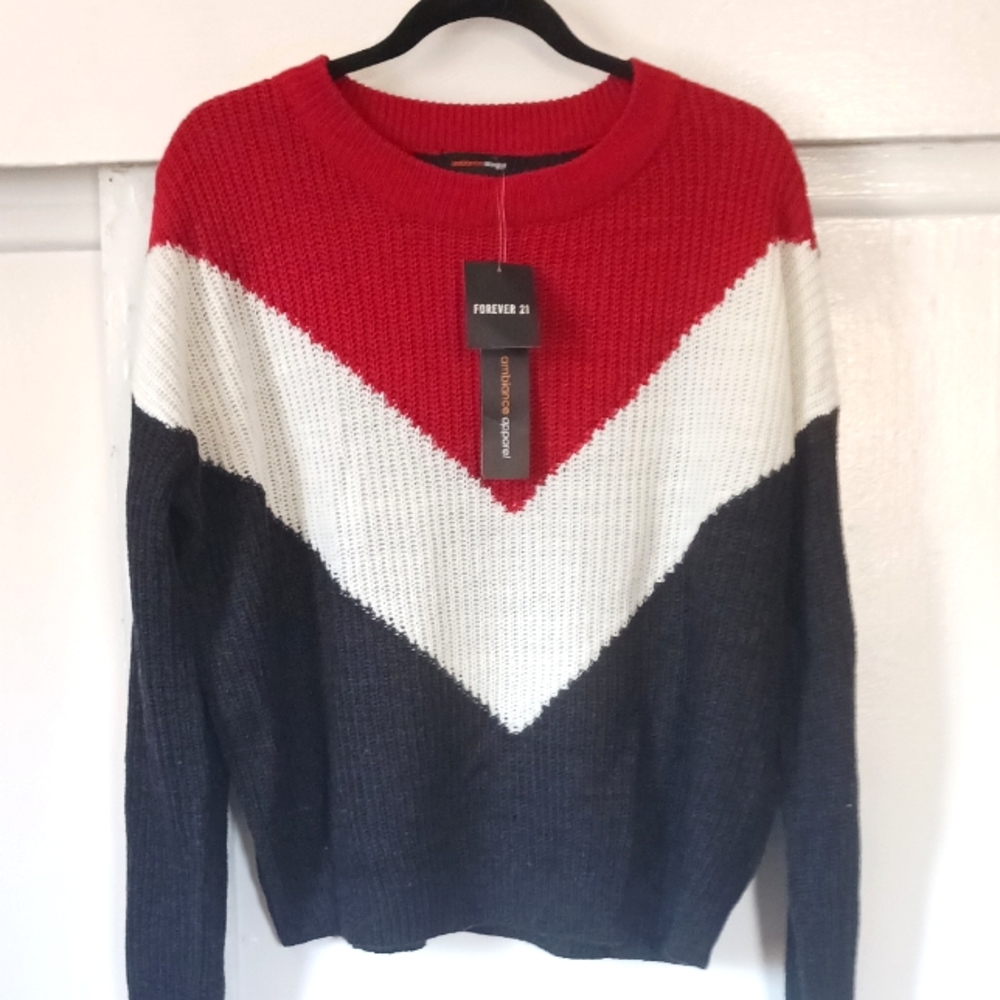 Forever 21 Chevron Sweater